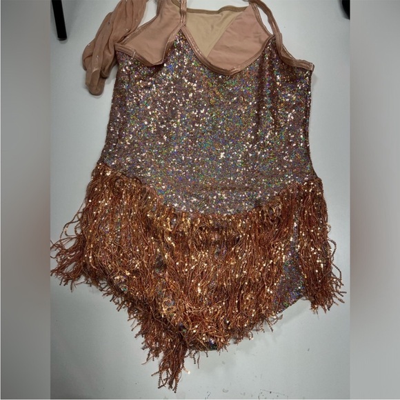 Sequin Fringe Costume in Rose Gold - Picture 7 of 10